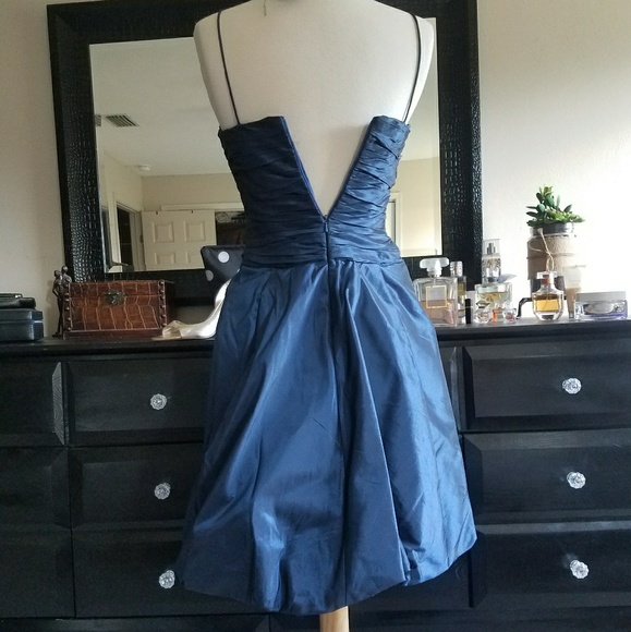 Badgley Mischka Silk Beaded Bubble dress - Picture 4 of 5